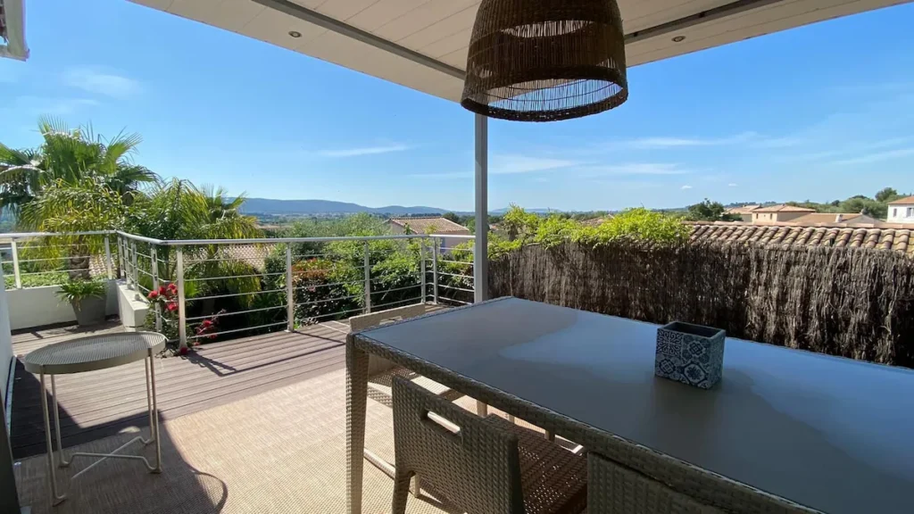 Montbazin villa californie vue sete